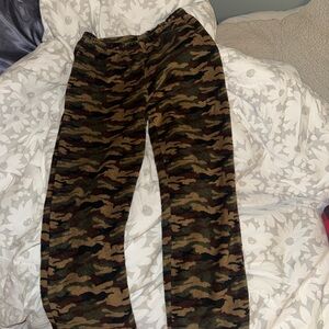 Camouflage Patterned Pants
